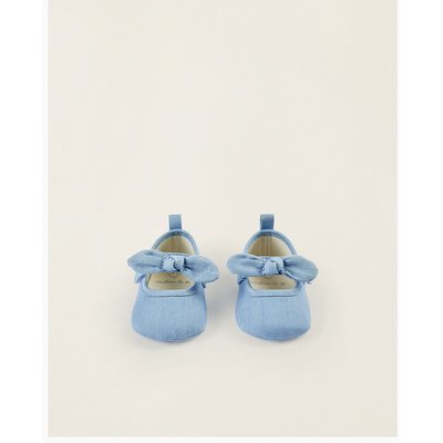 Ballerines avec Noeud en Jean pour Nouveau-Né ZIPPY