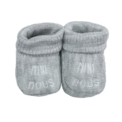 Chaussons naissance - Mini Nous TROIS KILOS SEPT