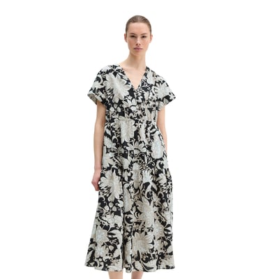 Robe d'été loose en popeline légère imprimée MARC O'POLO