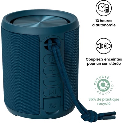 Enceinte portable SB70 Mini Bleue ESSENTIEL B