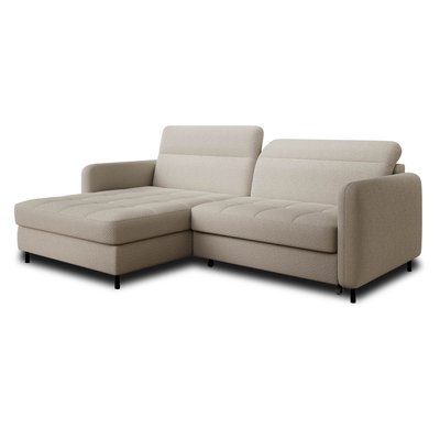 Canapé d'Angle Convertible en Tissu bouclette 4 places - SAGADA LISA DESIGN