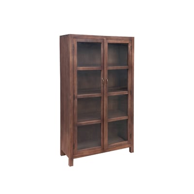 Vitrine en bois recyclé  INDRA MADE IN MEUBLES 