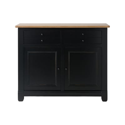 Buffet vaisselier bois massif 6 portes 3 tiroirs - EMBELLIE CAMIF
