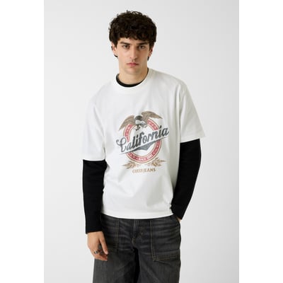 T-Shirt Imprimé Oversize Fit GUESS