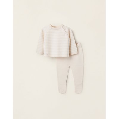 Ensemble en Maille à Rayures ZIPPY