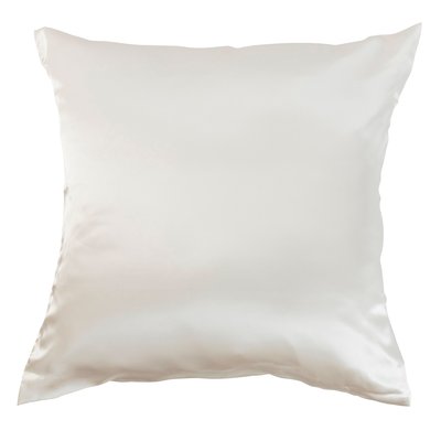 Taie d'oreiller carrée soie de mûrier Beauté BEAUTE CARRE BLANC