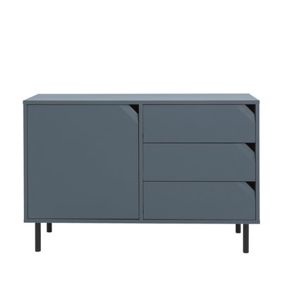 Buffet 1 porte 3 tiroirs en bois L118cm - CORNER TENZO