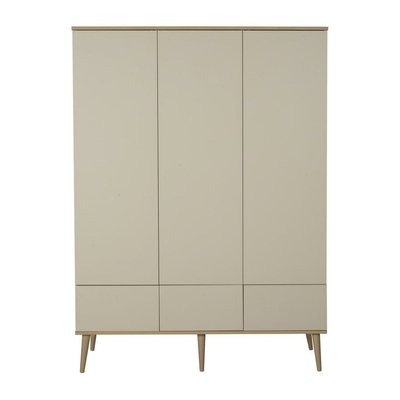 Armoire 3 portes Flow White et oak QUAX