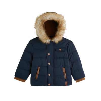 Doudoune enfant imperméable doublée sherpa avec capuche Louis PETIT BEGUIN