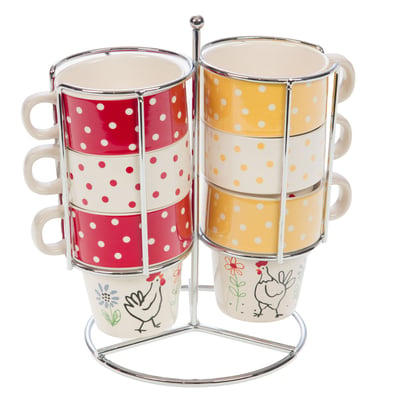 Coffret 6 tasses expresso  -FLAVIE AMADEUS