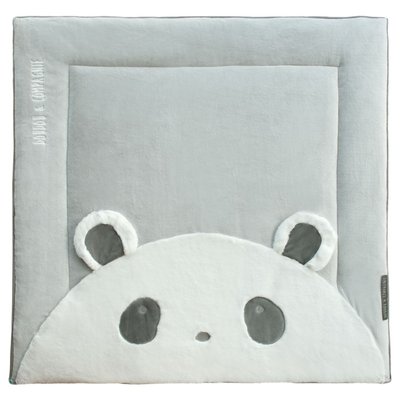Tapis de chambre 100x100 cm Tapidou Panda DOUDOU ET COMPAGNIE