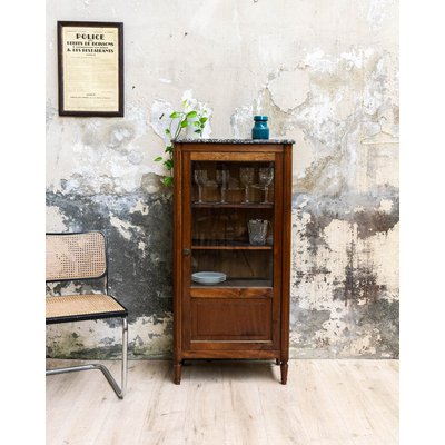 Vitrine en marbre Victoria N°1255 - Bon état DEBONGOUT