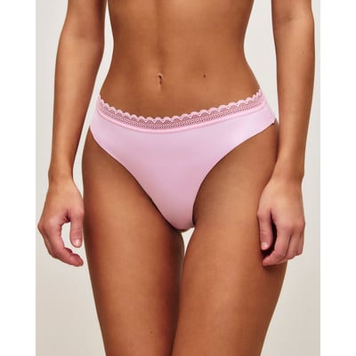 Tanga en microfibre et dentelle NEW BARAKIZ UNDIZ