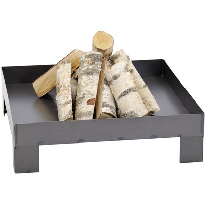 Brasero en acier plateforme 60 cm JARDINDECO