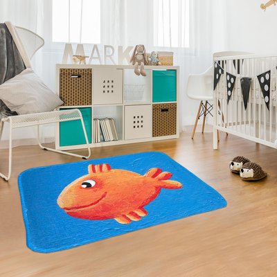 Tapis enfant tissé DOUX PO UN AMOUR DE TAPIS
