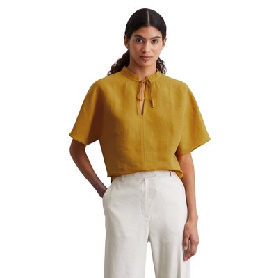 Blouse en lin relaxed en qualité légère MARC O'POLO