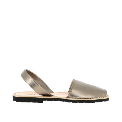 Sandales plates en cuir Avarca Metal MINORQUINES