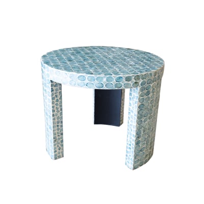 Table basse en coquille de Capiz, SOLNA NOW'S HOME