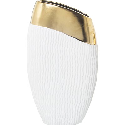 Vase en céramique, élégance dorée RECOLLECTION