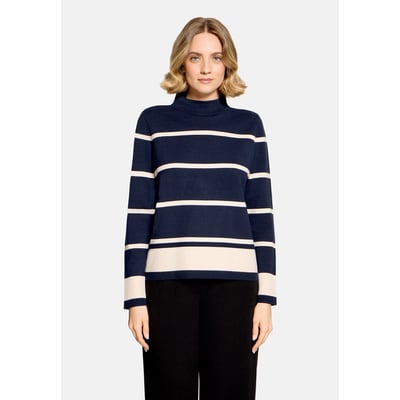 Pull-over en fine maille à col droit BETTY BARCLAY