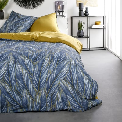Parure de lit coton 2 personnes imprimé floral SUNSHINE TODAY