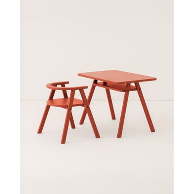 Ensemble bureau enfant avec 1 chaise GROWING GREEN NOBODINOZ
