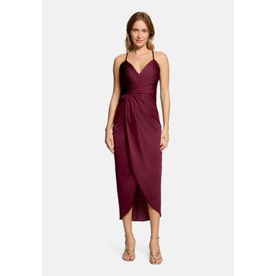 Robe de soirée à fronce VERA MONT