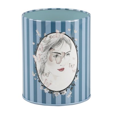 Pot à crayons rond métal avec intérieur coloré DEMOISELLE VIQUEL