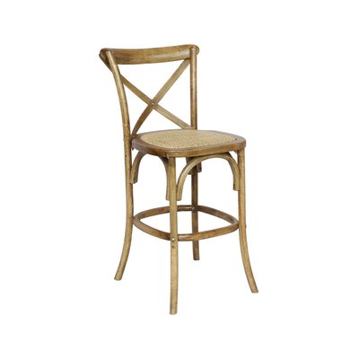 Tabouret de bar bistrot vintage bois BELLEVILLE SWEEEK