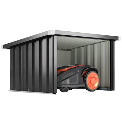 Abri pour tondeuse à gazon Acier galvanisé OUTSUNNY