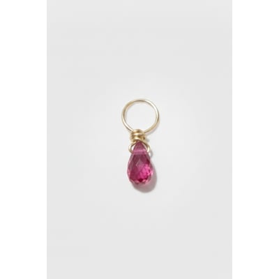 Pendentif Mia - Or 750‰ - Saphir rose foncé YAY PARIS