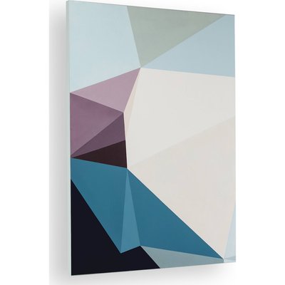 Tableau abstrait en toile, géométrie colorée RECOLLECTION