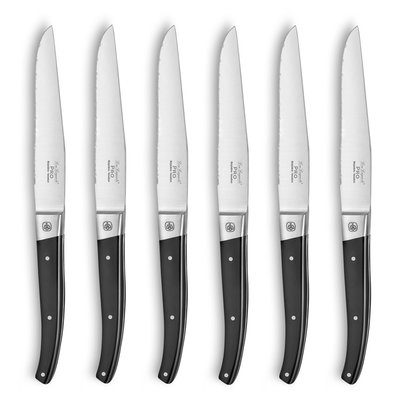 Coffret 6 couteaux lame dentée - PRO LOU LAGUIOLE