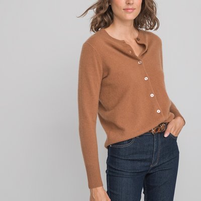 Cashmere Fine Knit Cardigan LA REDOUTE COLLECTIONS
