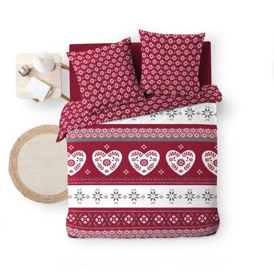 Housse de couette + taies Collection Coeur d'alpage DOUCEUR D'INTÉRIEUR