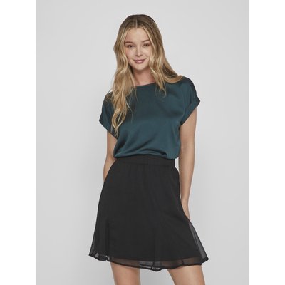 T-shirt satiné, col rond VILA