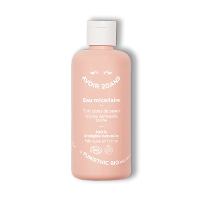 Eau micellaire Avoir 20 Ans certifiée bio FUN'ETHIC