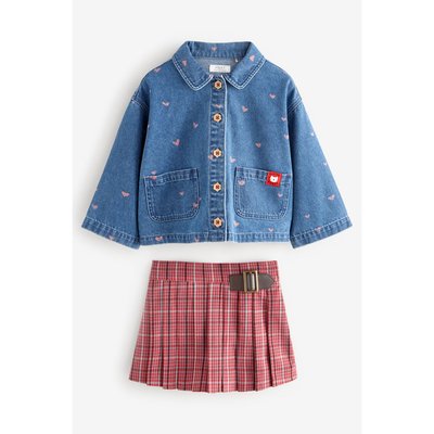 Chemise en denim et jupe, ensemble NEXT