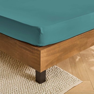 Drap Housse en Coton  PERCALE UNIE MONTELEONE LE LINGE