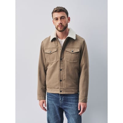Veste de camionneur en simili daim doublée NEXT