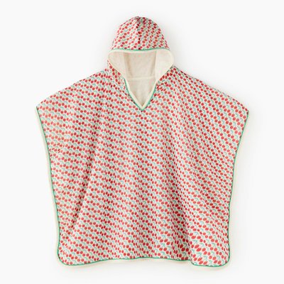 Poncho pour enfant avec capuche à imprimé, 100% coton MONOPRIX