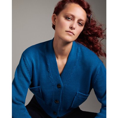 Gilet court laine La Redoute