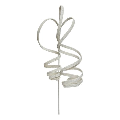 Branche décorative tourbillons blancs H. 55 cm FEERIC LIGHTS & CHRISTMAS