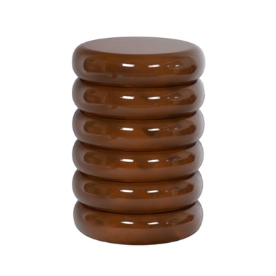 Bout de canapé Ondo D35 cm rond en céramique AMADEUS
