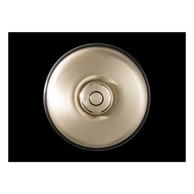 Interrupteur Bouton Poussoir Dimbler 10a Noir Et Doré Satiné Ø64,5 Mm FONTINI