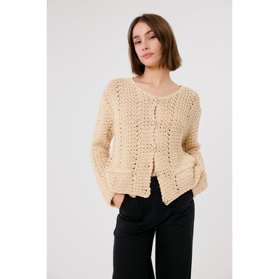 Gilet sans manches à maille torsadée SOLENNE ARTLOVE