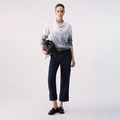 Polo dégradé avec paillettes LIU JO