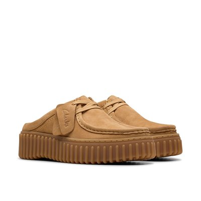 Mules en cuir suède Torhill CLARKS
