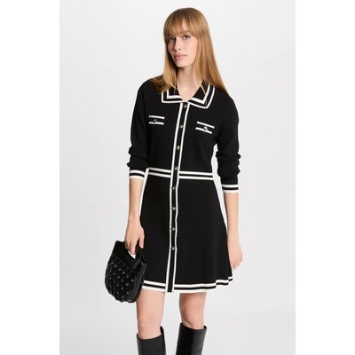 Robe tricot courte trapèze MORGAN