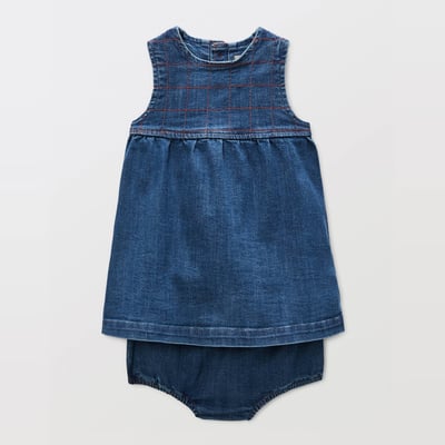 Robe en jean avec bloomer BOUT'CHOU